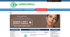 Desktop Screenshot of clinique-privee.ca